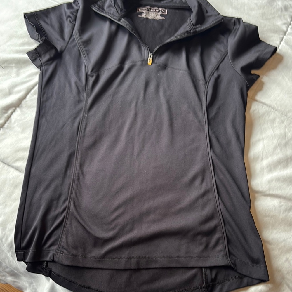 Women's Sport-Tek Gray Cap Sleeve Polo Tee